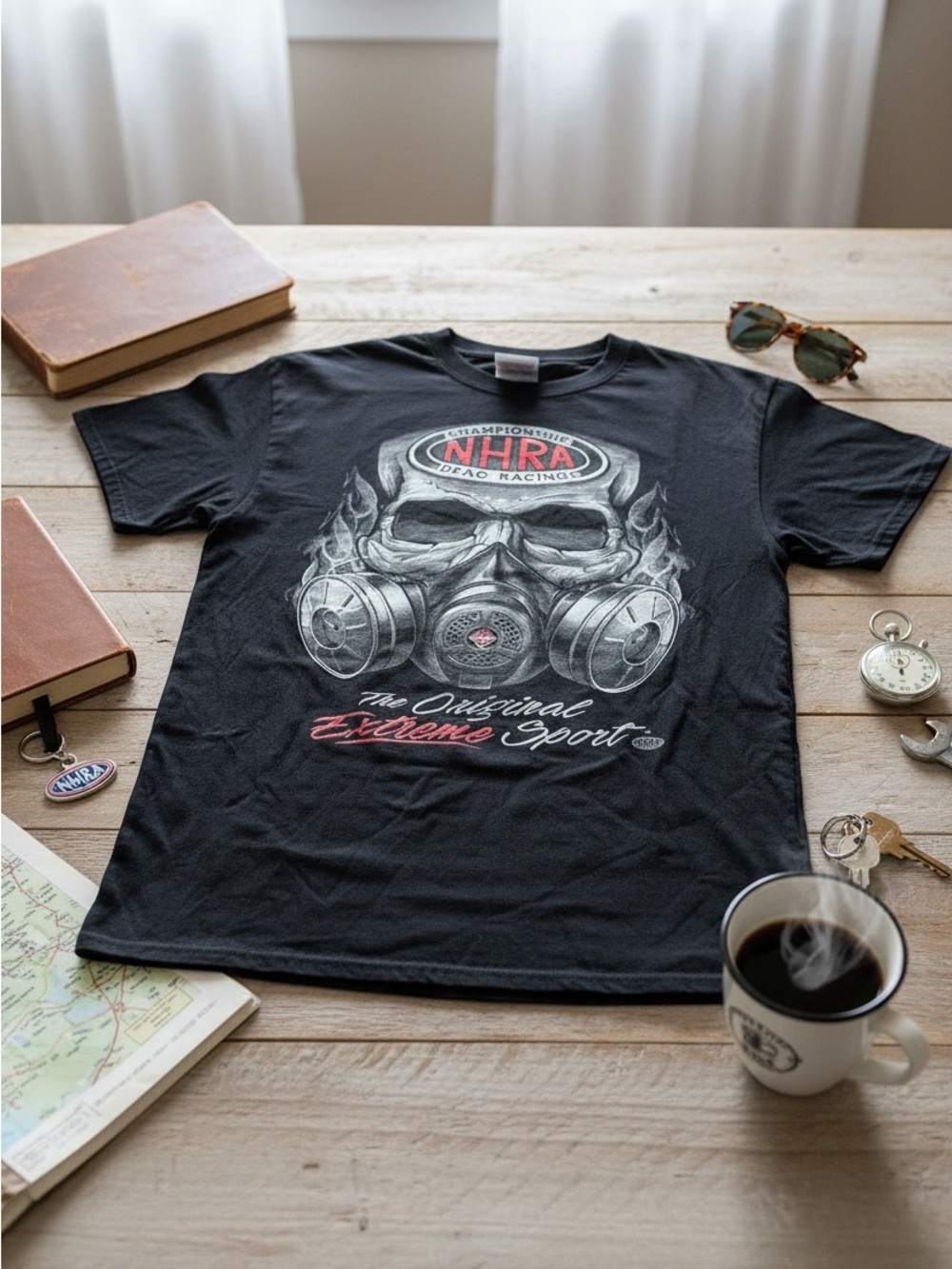 Black Graphic Short Sleeve Tee